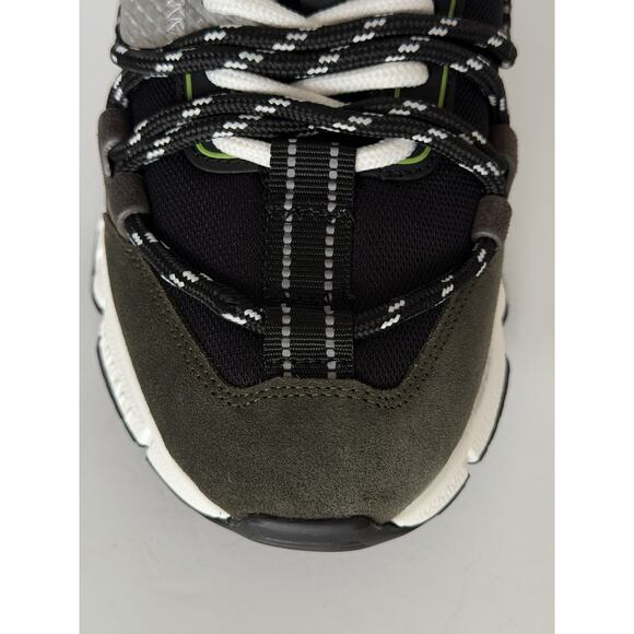 Versace Men\'s Greca Sneakers Gray/Green 13.5 US (46.5 Euro) IT 1021490 IT NIB main image 7